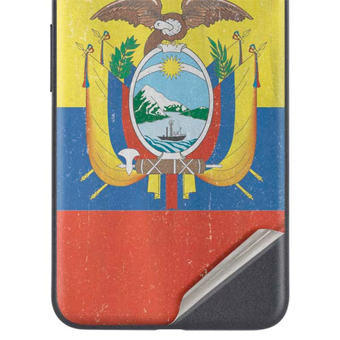 Ecuador Flag Distressed Google Pixel 5 Skin